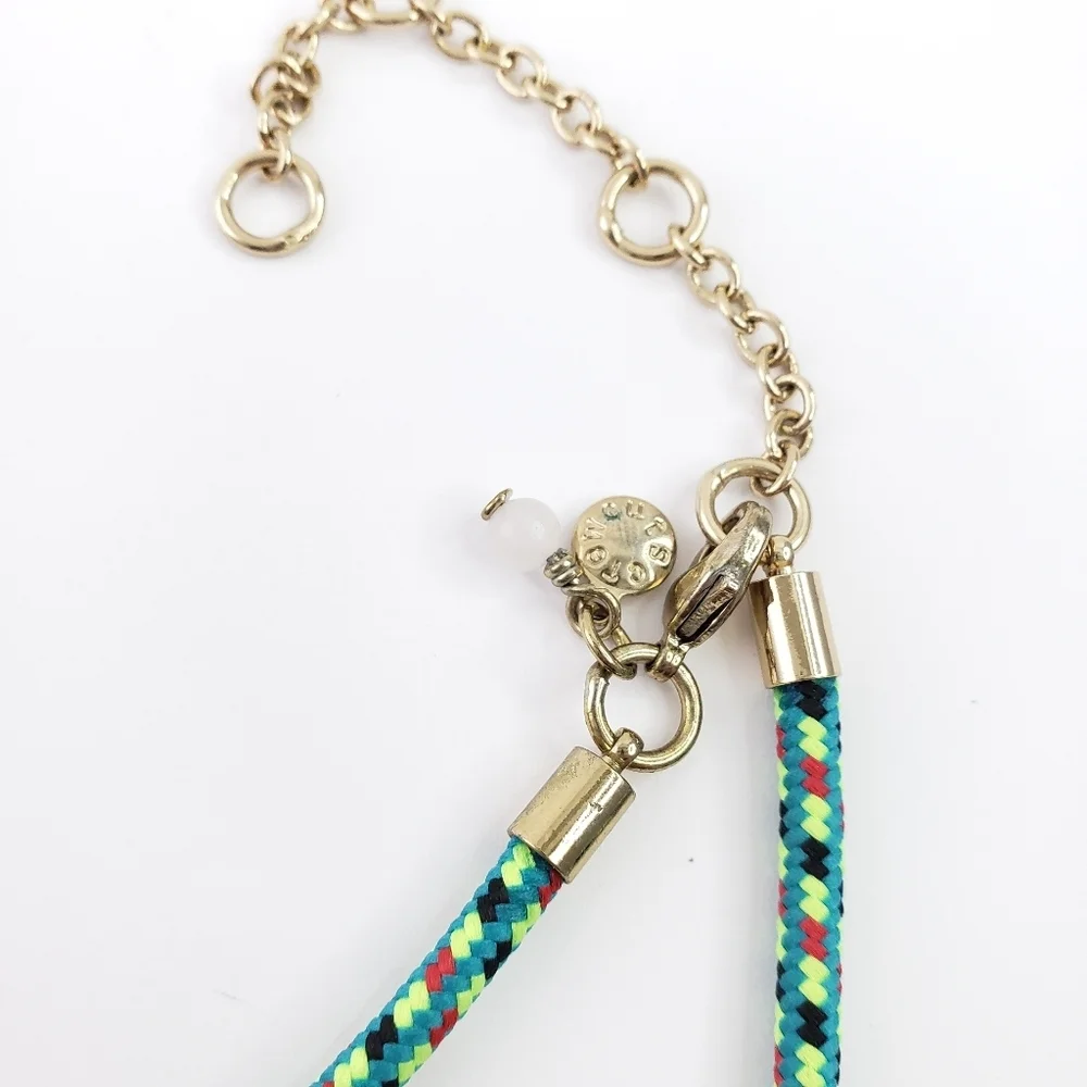 Crewcuts Statement Necklace Cording + Rhinestones